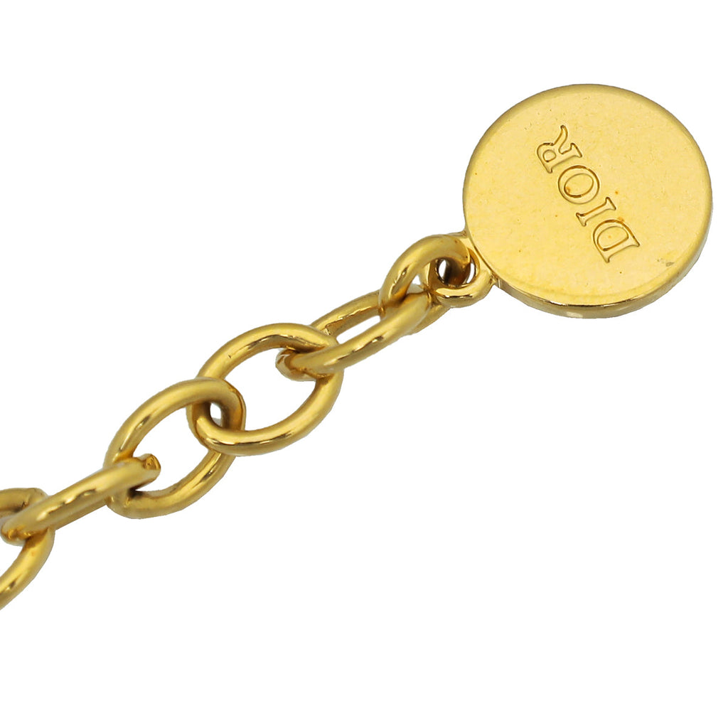 Christian Dior Gold Finish 30 Montaigne Bracelet