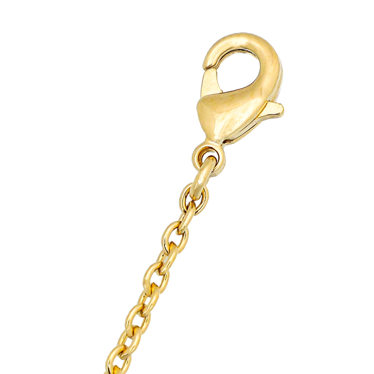Christian Dior Gold CD Crystal Clair D Lune Bracelet