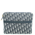 Christian Dior Navy Blue Oblique Dior Travel Kit