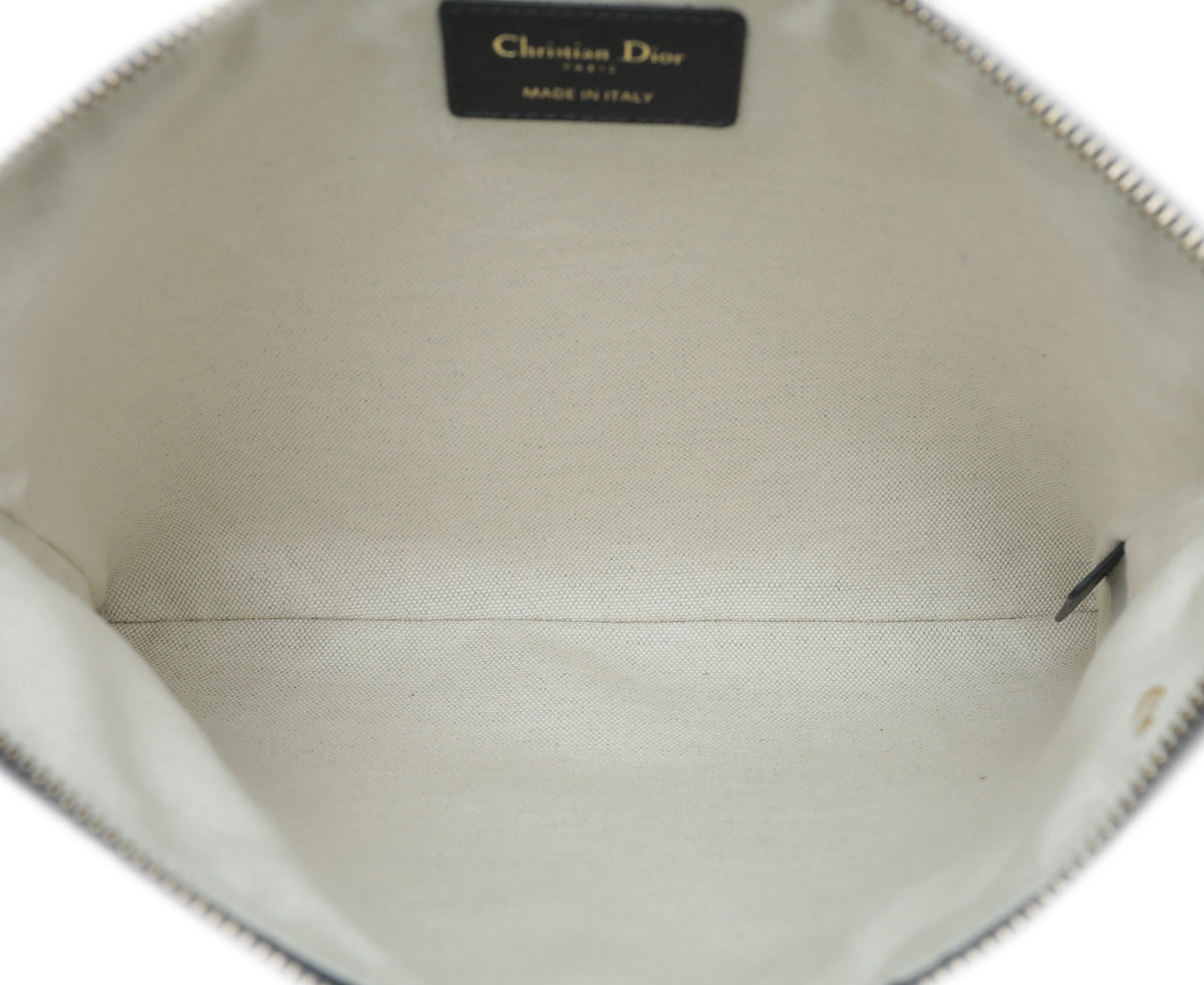 Christian Dior Navy Blue Oblique Dior Travel Kit