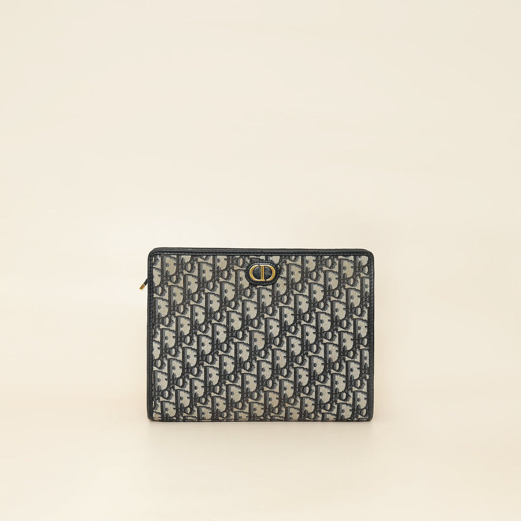 Christian Dior Bicolor Oblique 30 Montaigne Dea Pouch