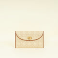 Christian Dior Bicolor 30 Montaigne Avenue Natural Raffia Cannage Pouch