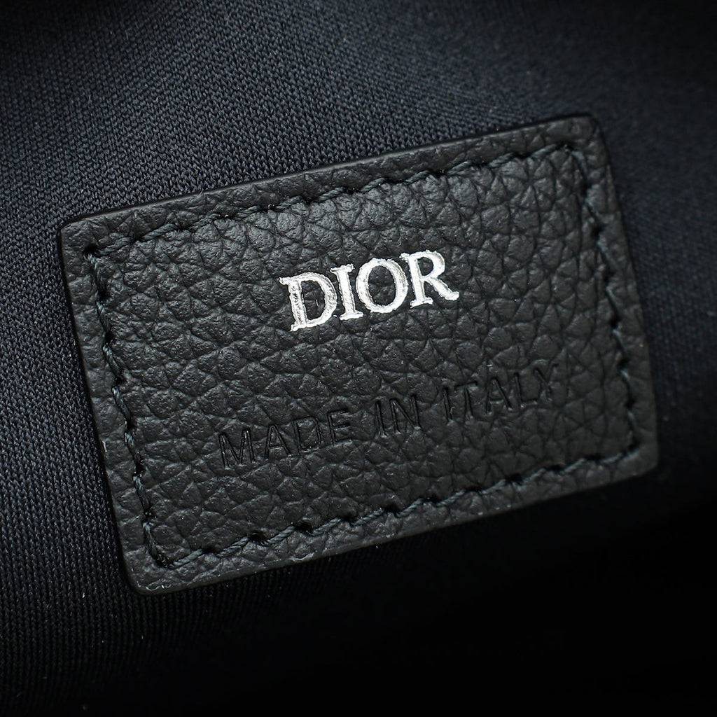 Christian Dior Navy Blue Oblique Laptop Case