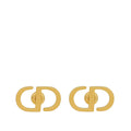 Christian Dior Gold CD Icon Earrings