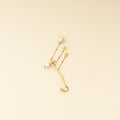 Christian Dior Gold Finish Single Pearl Perles De Desir Ear Cuff