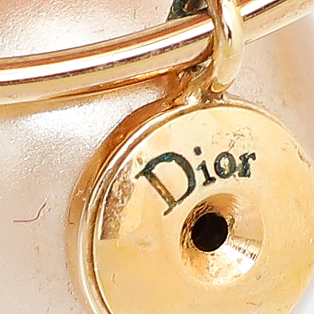 Christian Dior Tribales Circle Drop Earrings