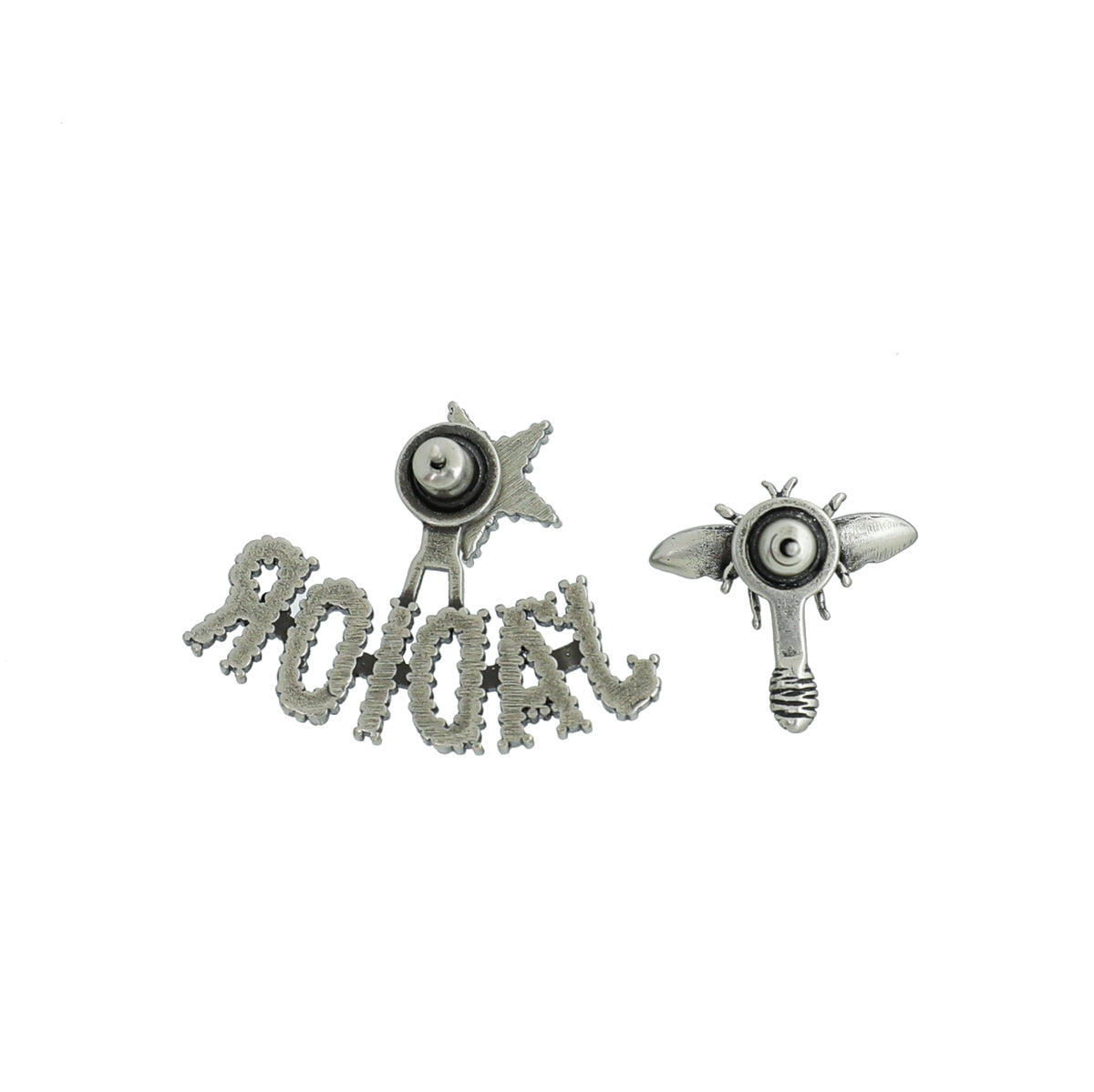 Christian Dior Antique Silver J'Adior Bee Earring