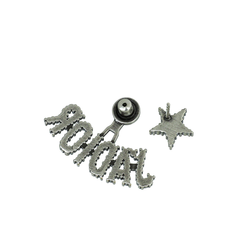 Christian Dior Antique Silver J'Adior Bee Earring