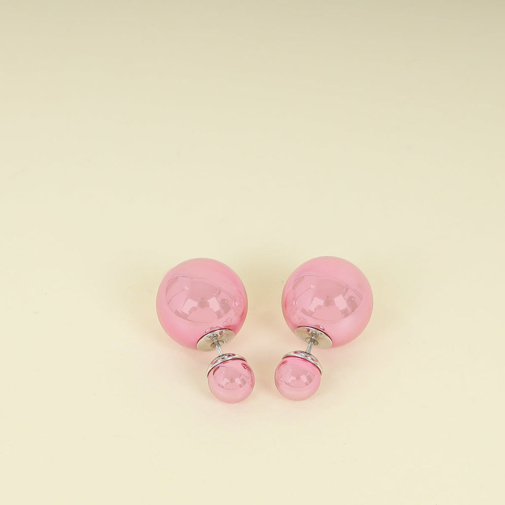 Christian Dior Pink Tribale Earrings