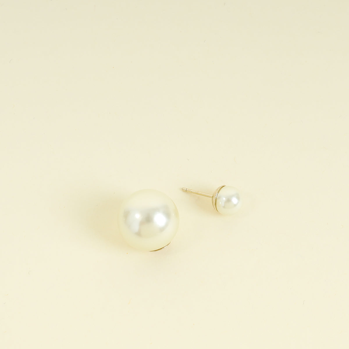 Christian Dior White Tribales Earrings