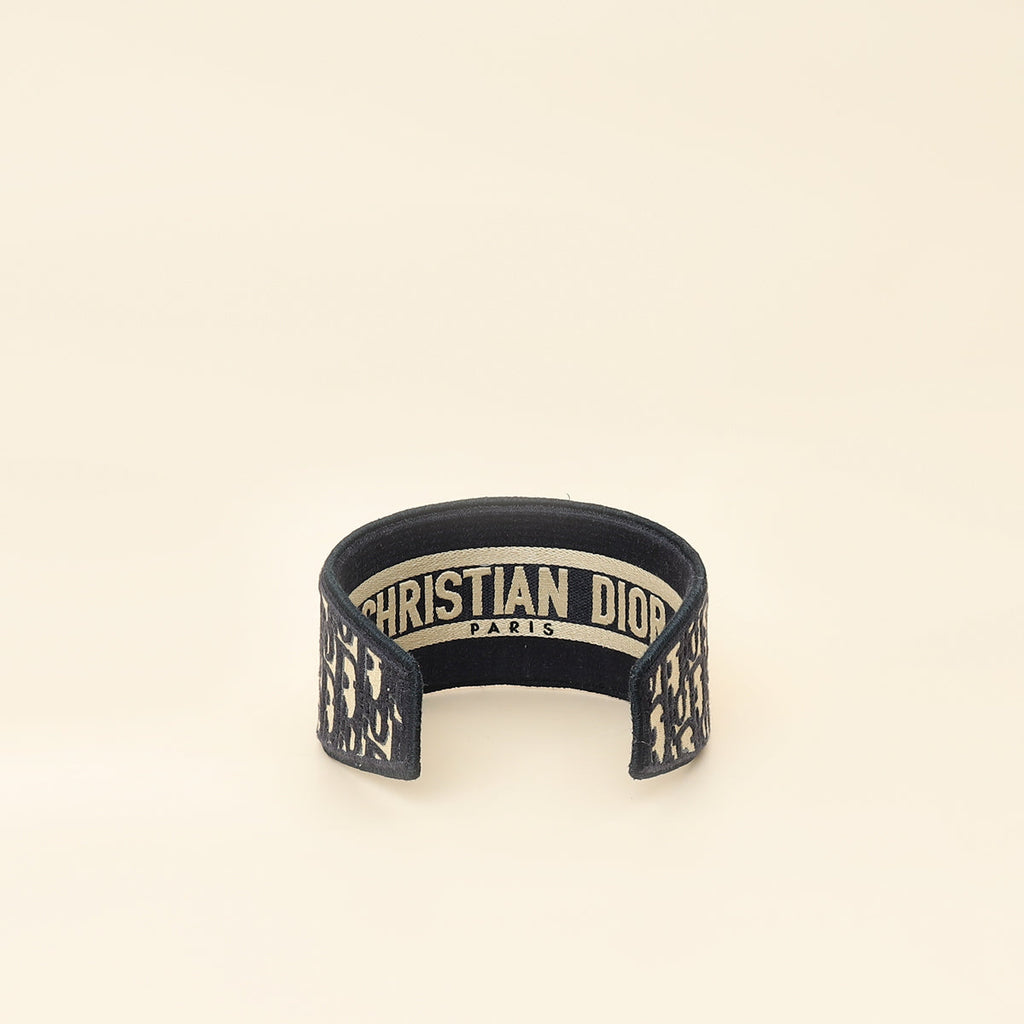 Christian Dior Blue Oblique Headband
