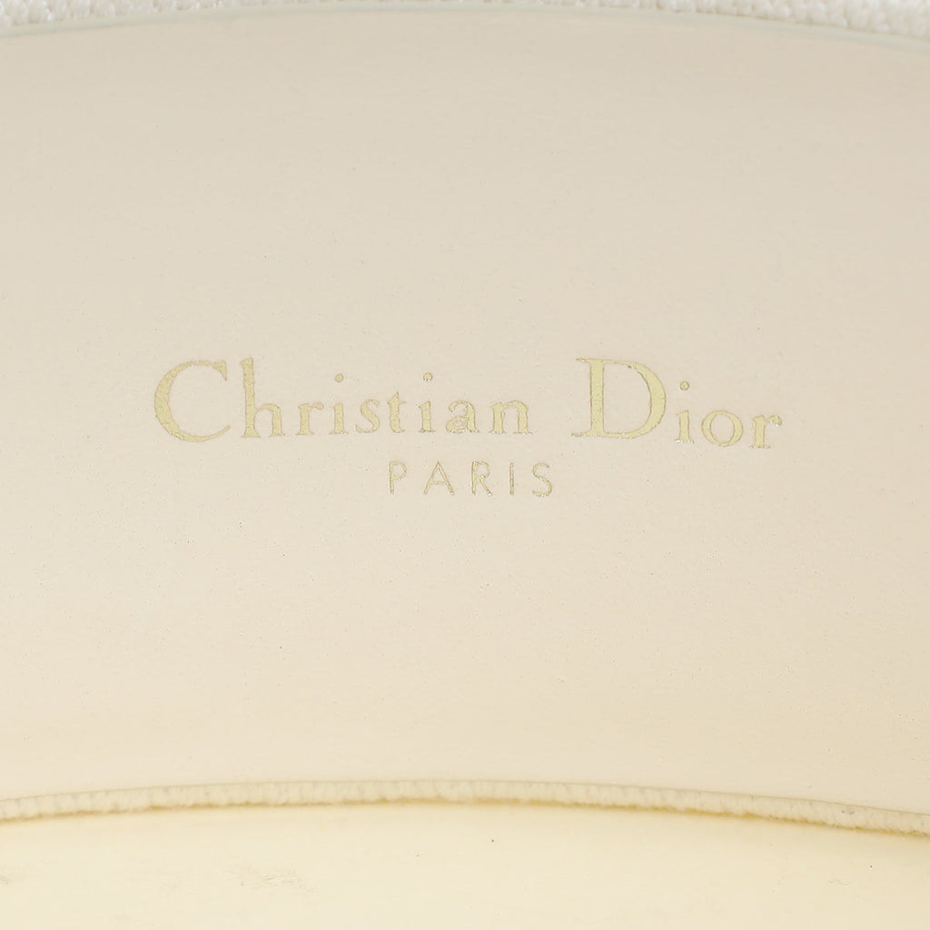 Christian Dior Bicolor Cannage Embroidery Headband