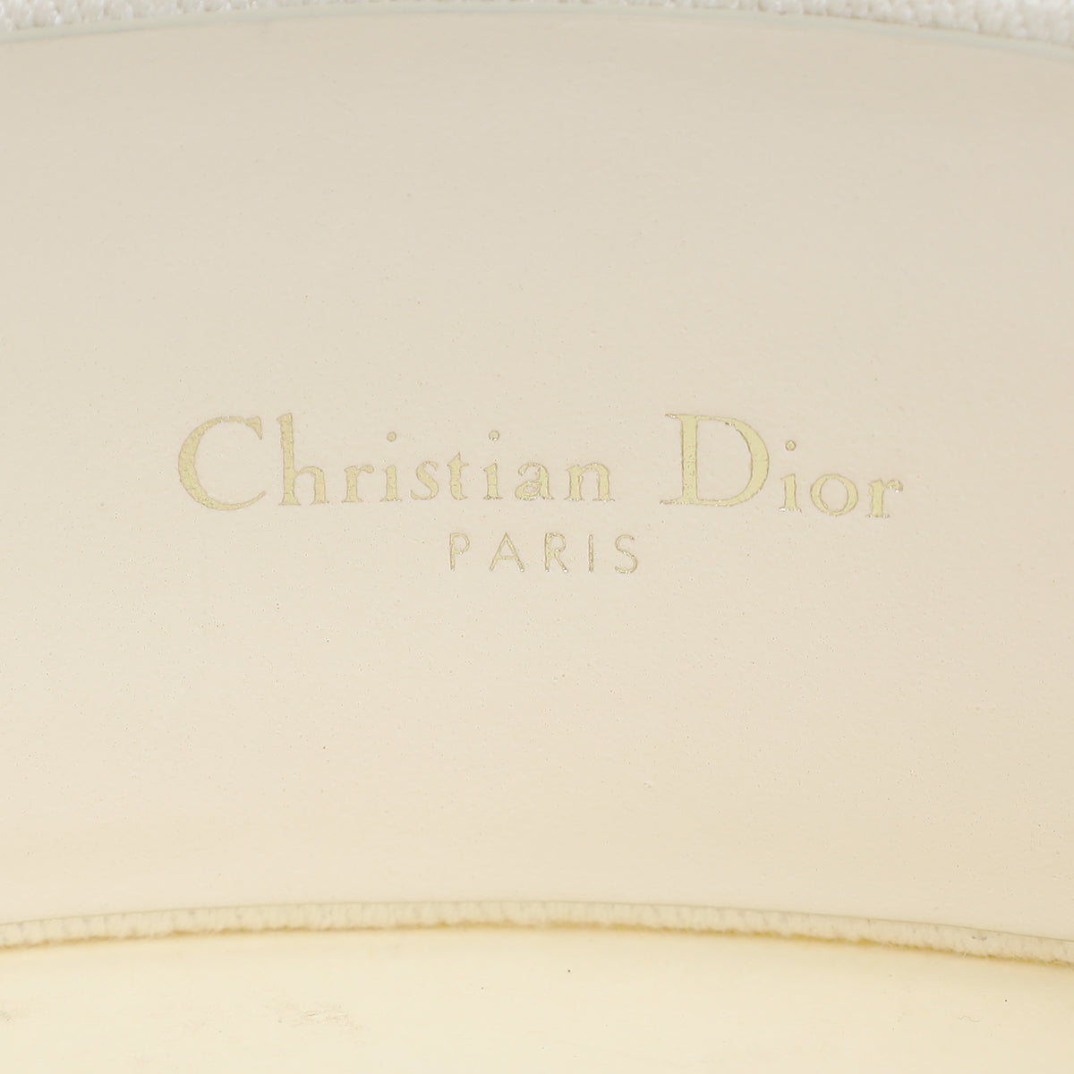 Christian Dior Bicolor Cannage Embroidery Headband