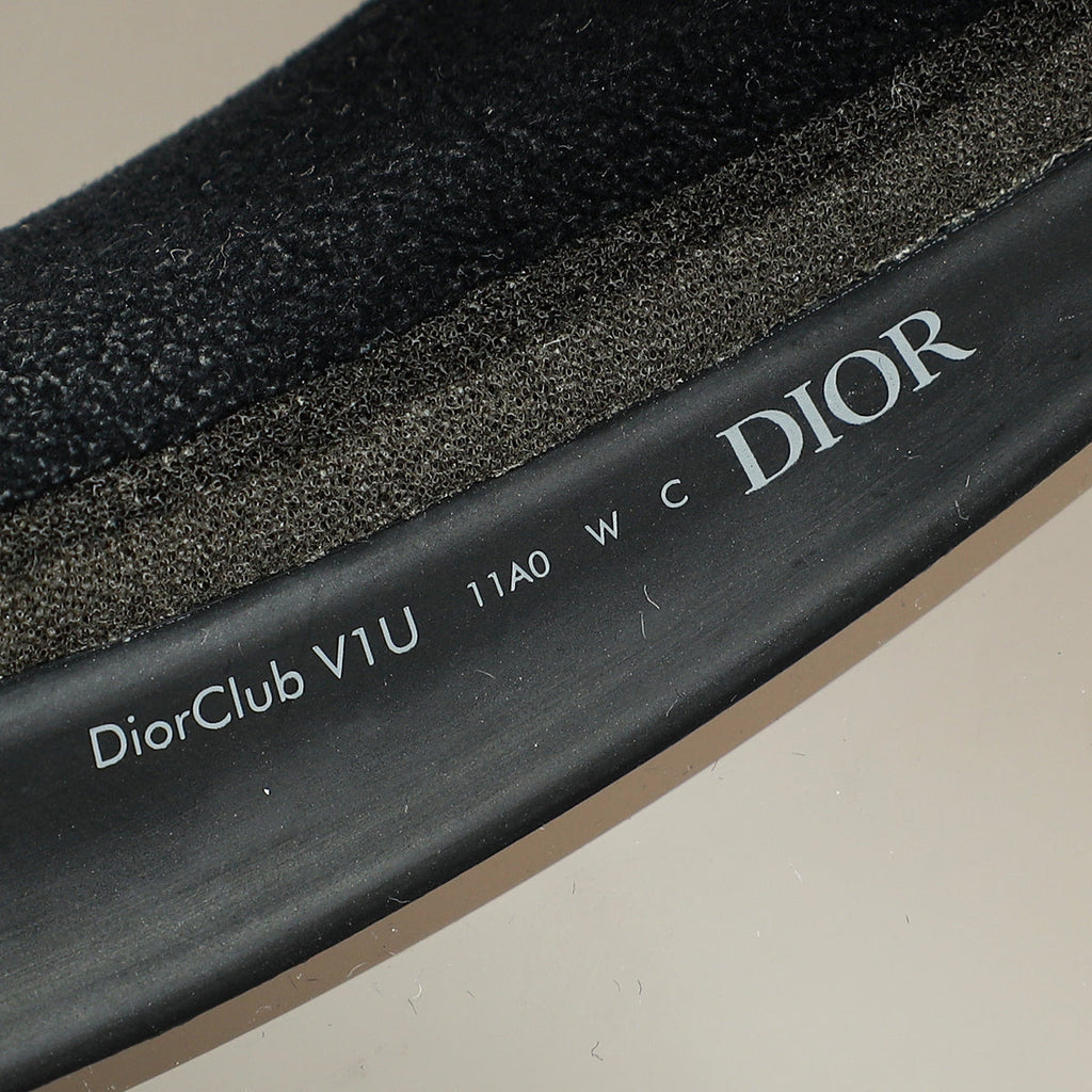 Christian Dior Black DiorClub V1U Visor