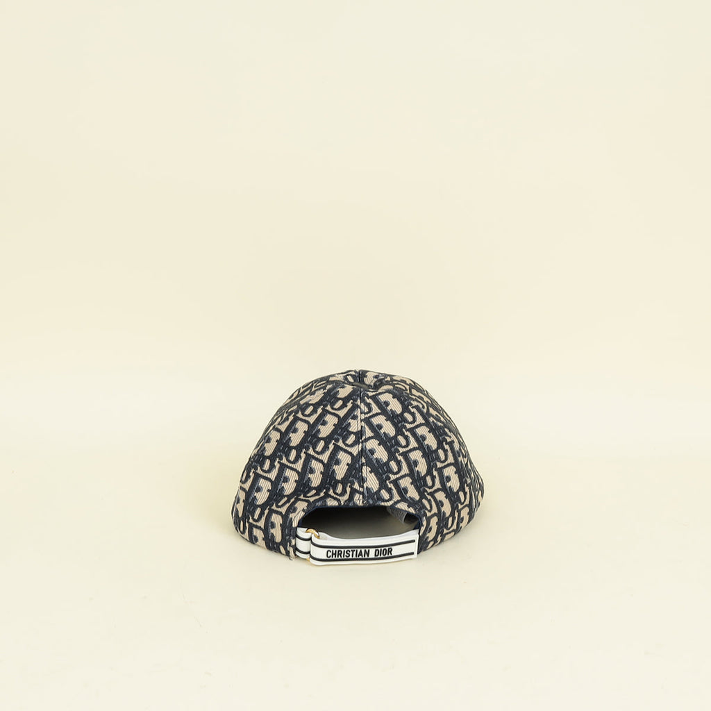 Christian Dior Navy Blue Oblique D-Player Cap