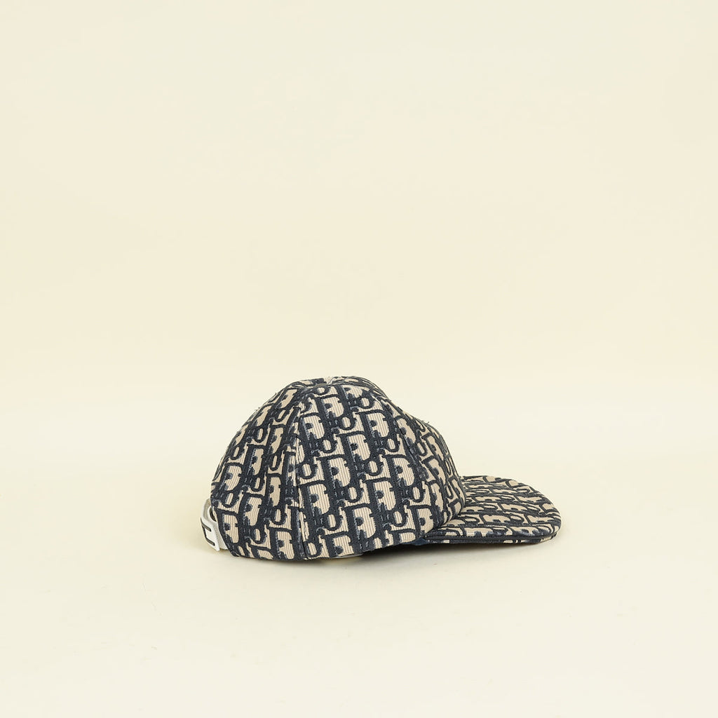 Christian Dior Navy Blue Oblique D-Player Cap