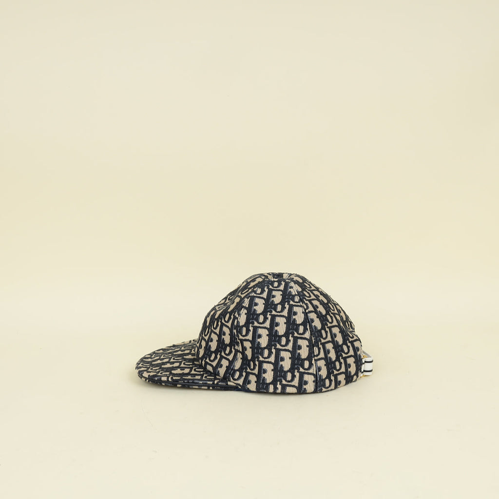 Christian Dior Navy Blue Oblique D-Player Cap