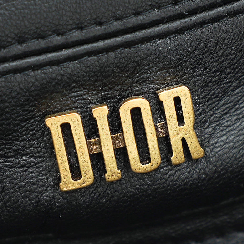 Christian Dior Black Teddy-D Bob Bucket Hat W/ Veil