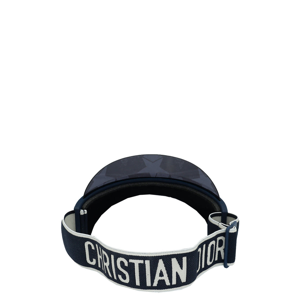 Christian Dior Navy DiorClub V1U Star Visor