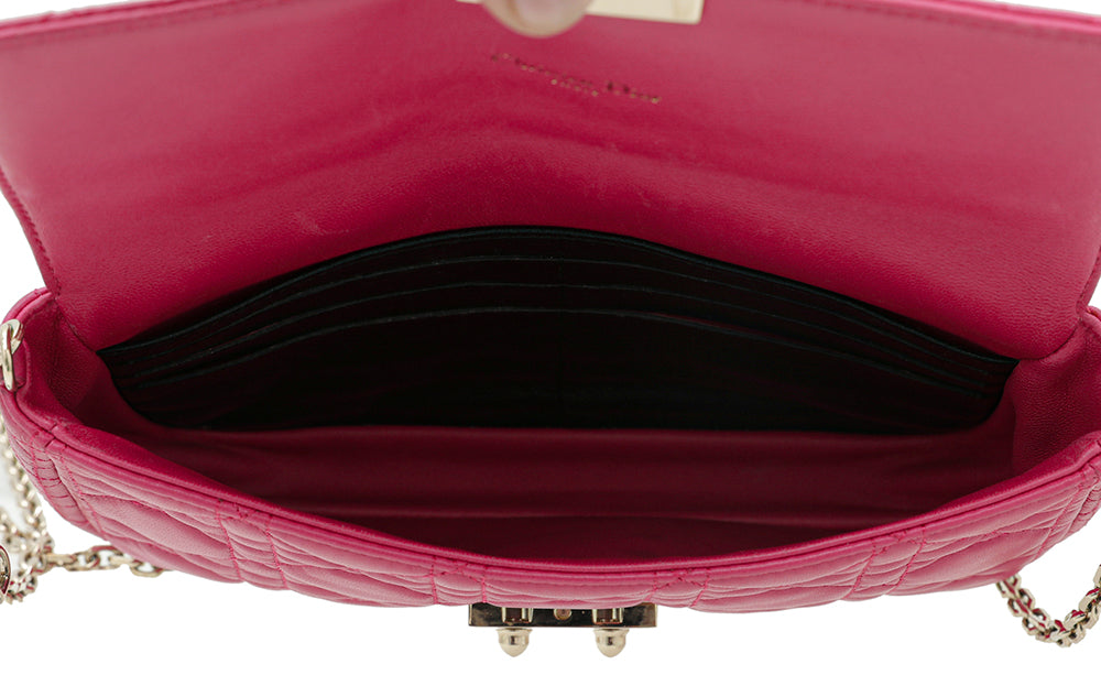 Christian Dior Hot Pink Miss Dior Small Chain Bag