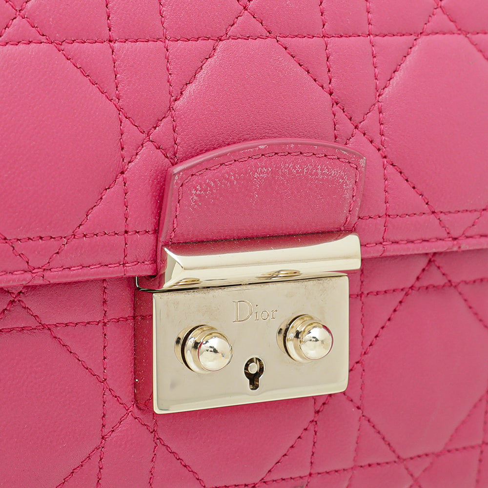 Christian Dior Hot Pink Miss Dior Small Chain Bag