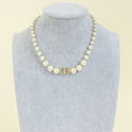 Christian Dior White 30 Montaigne Choker Necklace