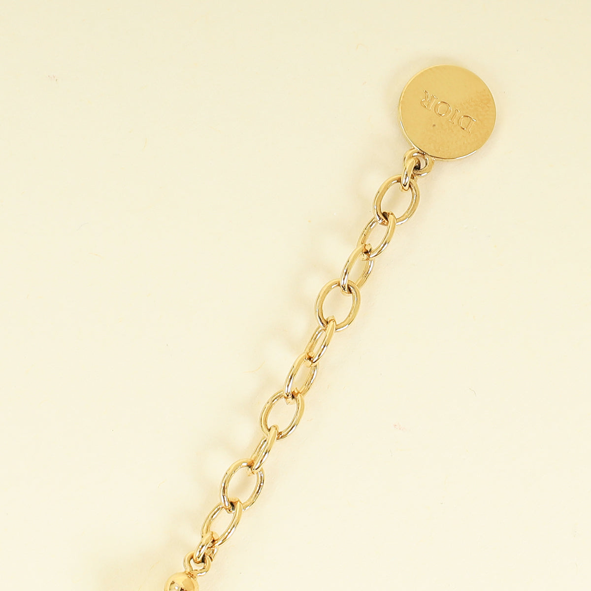 Christian Dior White 30 Montaigne Choker Necklace