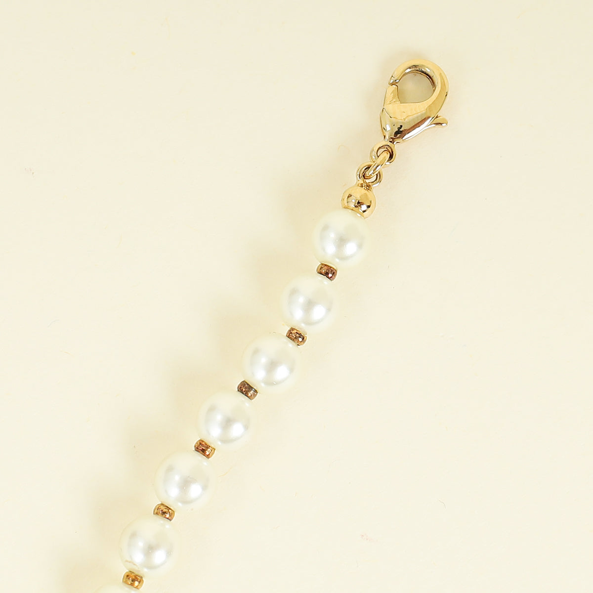 Christian Dior White 30 Montaigne Choker Necklace