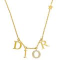 Christian Dior Gold Dio(r)evolution Chain Necklace