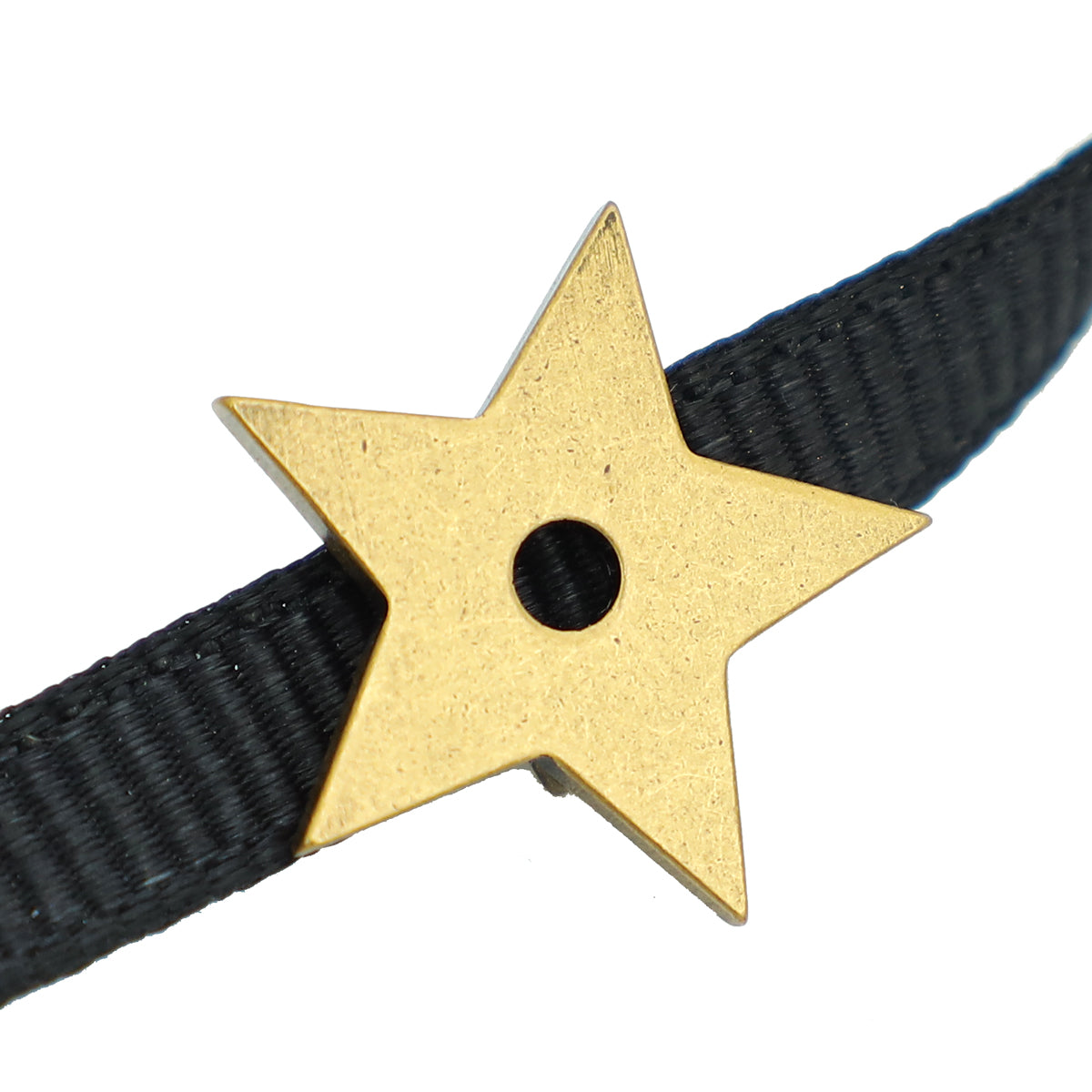 Christian Dior Black D'Porte-Bonheur Star Choker Necklace