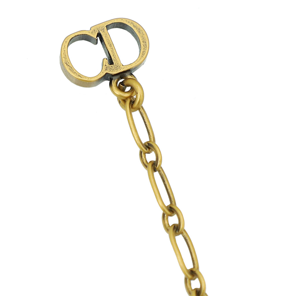 Christian Dior Black D'Porte-Bonheur Star Choker Necklace