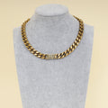 Christian Dior Gold Logo Choker Necklace