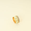 Christian Dior Aqua Green Dior Code Small Ring (3 PCS Set)