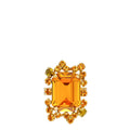 Christian Dior Yellow Miss Dior Crystal Ring 6/52