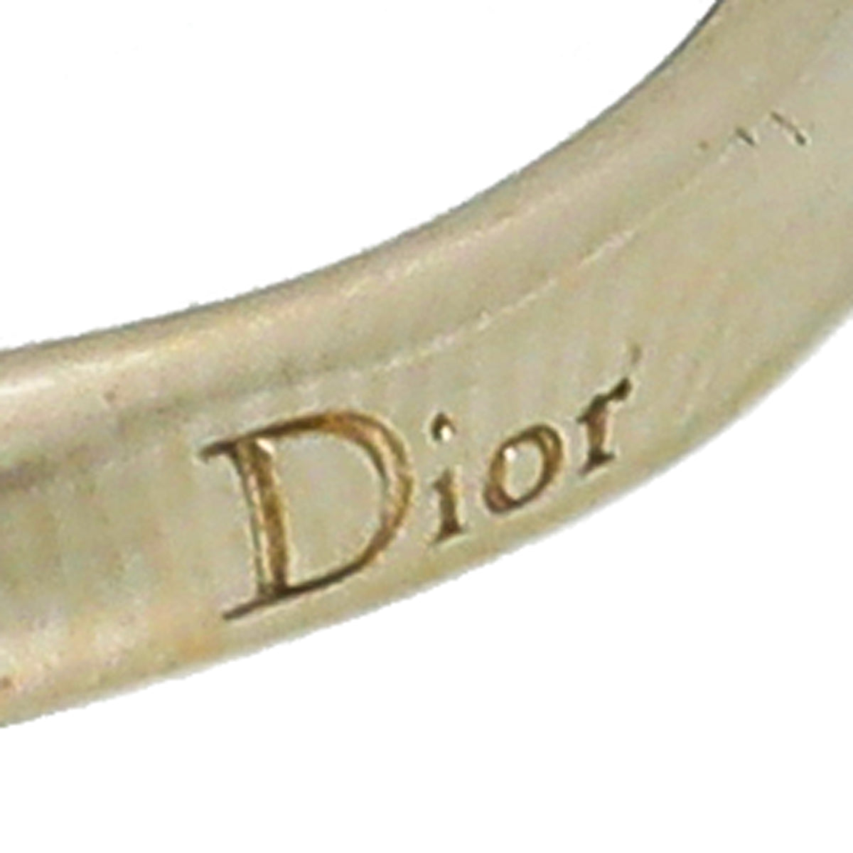 Christian Dior White Pearl Secret Cannage Small Ring