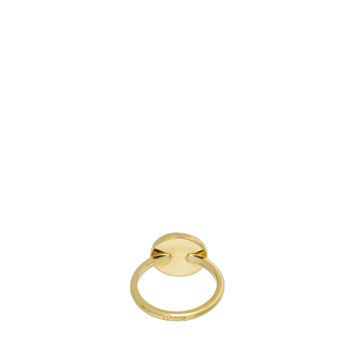 Christian Dior Black The Petit CD Logo Small Ring