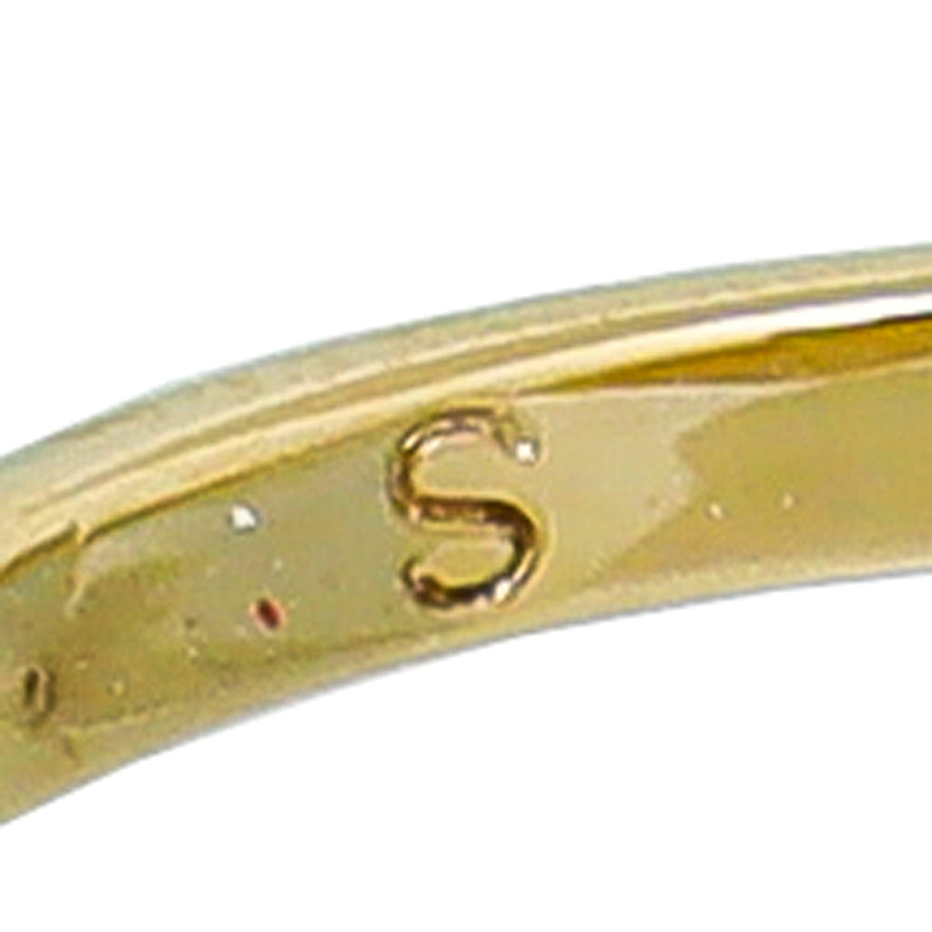 Christian Dior Black The Petit CD Logo Small Ring