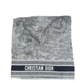 Christian Dior Bicolor Toile de Jouy Shawl