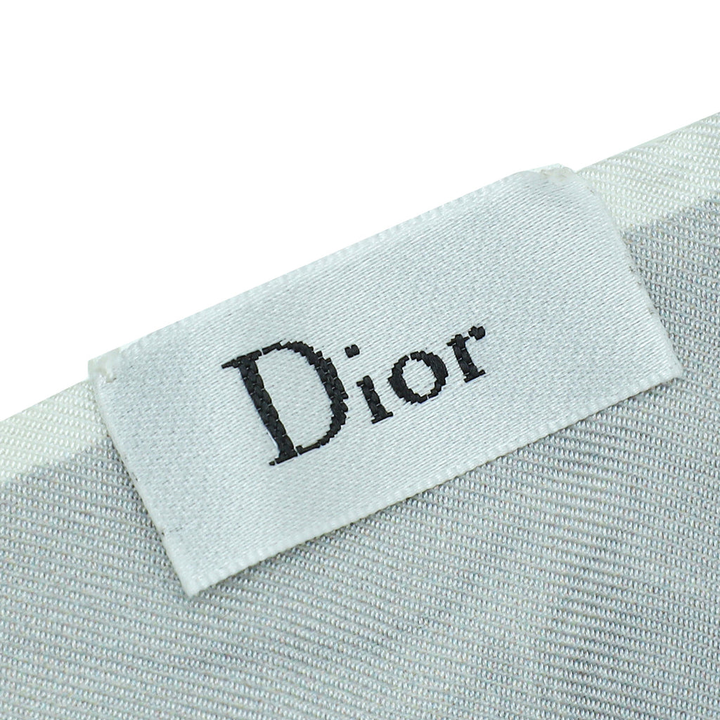 Christian Dior Bicolor Abcdior Zodiac Mitzah Z Scarf Twilly