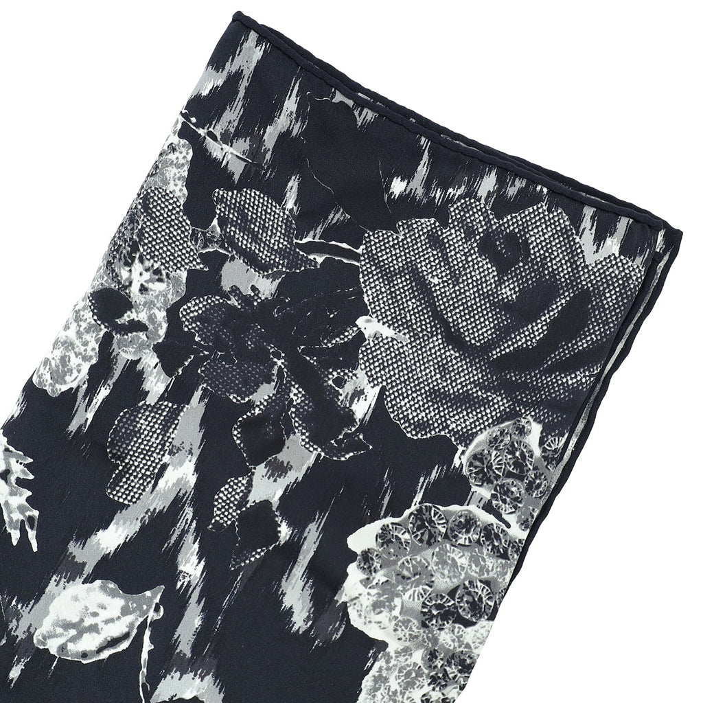 Christian Dior Tricolo Floral Print Silk Square Scarf