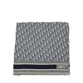 Christian Dior Blue D-Oblique Shawl