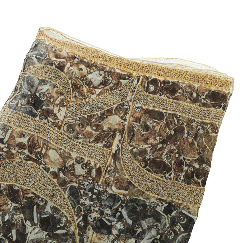 Christian Dior Bicolor Accessories Dior Letter Print Silk Scarf