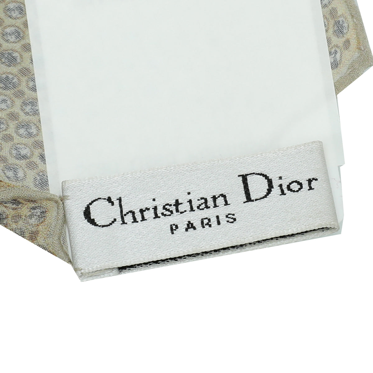 Christian Dior Bicolor Accessories Dior Letter Print Silk Scarf