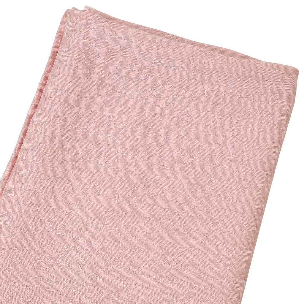 Christian Dior Pink D-Oblique Wool Silk Cashmere Shawl