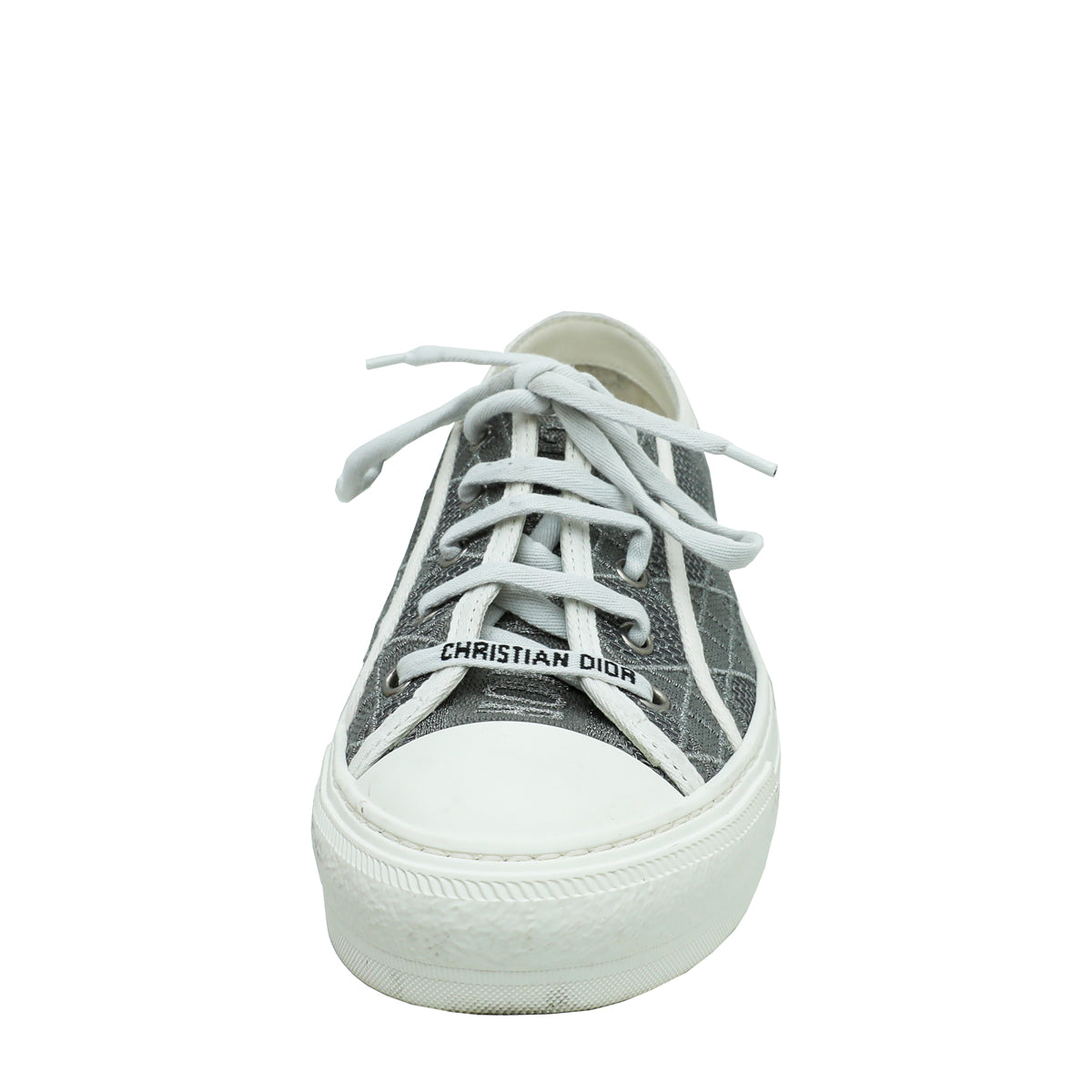 Christian Dior Bicolor Cotton Cannage Walk'n'dior Sneaker 40