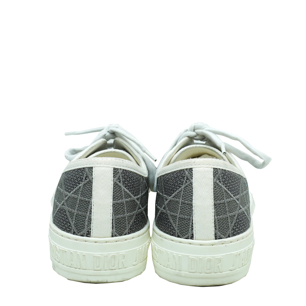 Christian Dior Bicolor Cotton Cannage Walk'n'dior Sneaker 40