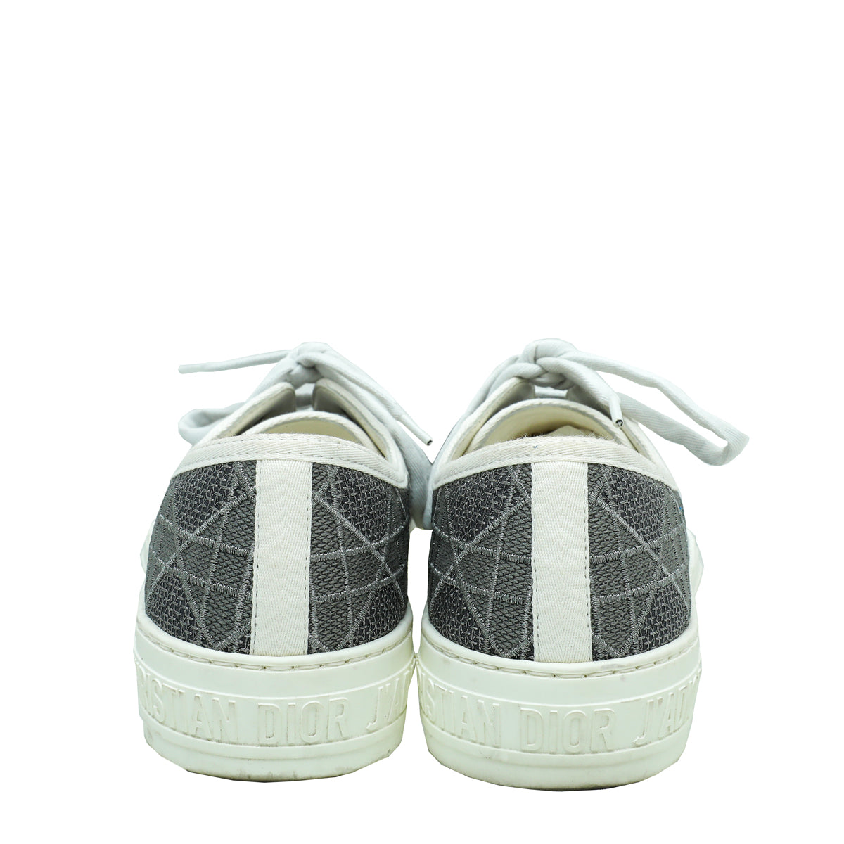 Christian Dior Bicolor Cotton Cannage Walk'n'dior Sneaker 40