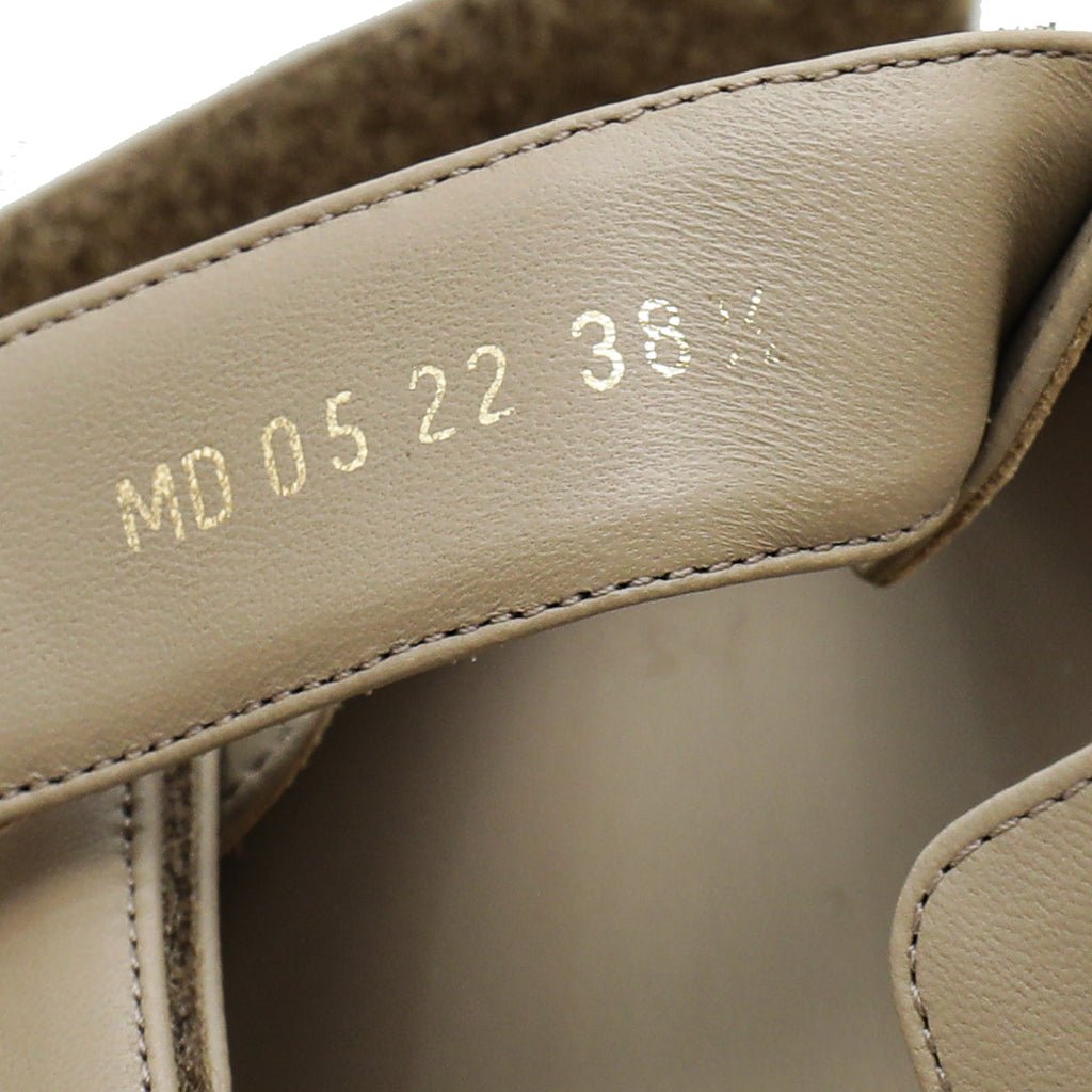 Christian Dior Hazelnut Dioract Slide Sandal 38.5