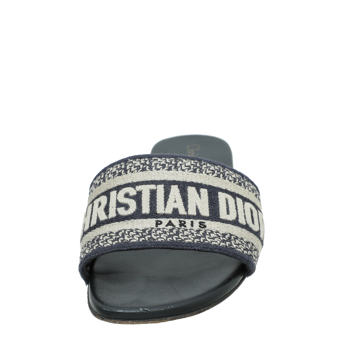 Christian Dior Navy Blue Dway Technical Fabric Sandal 36