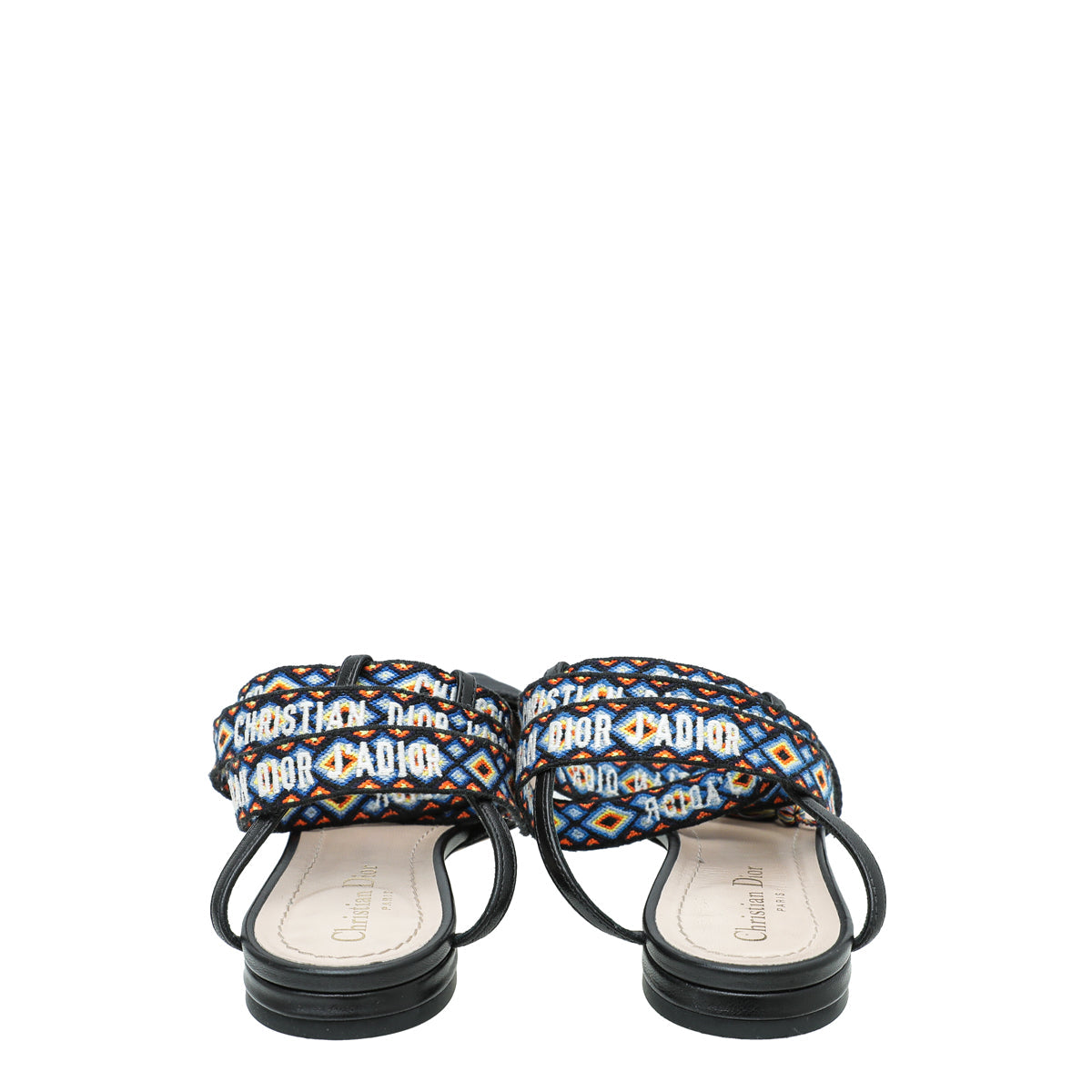 Christian Dior Black Technical Fabric J'adior IT Flat 38